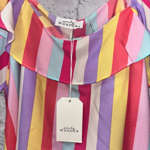 Colorful Ruffle Top - Picture 4 of 5